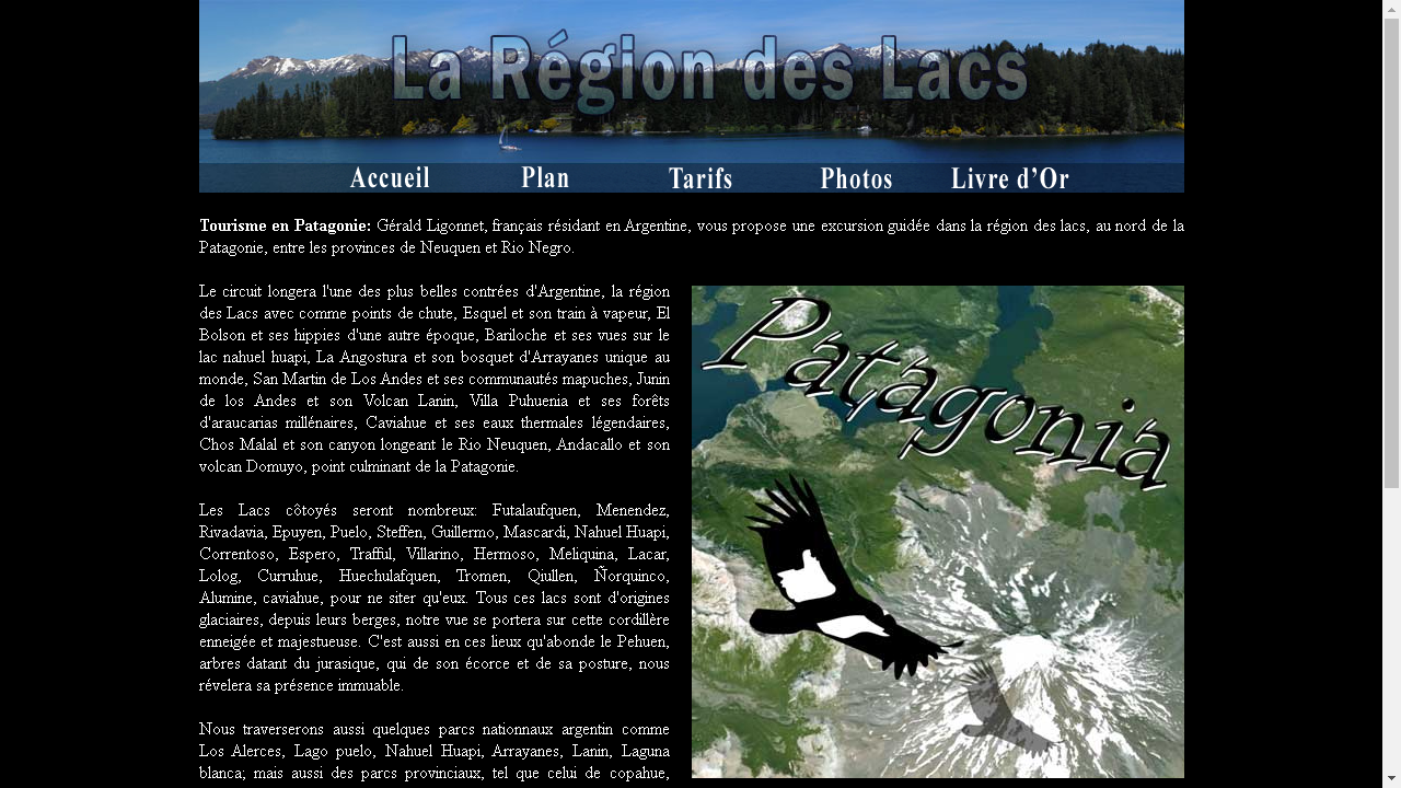 Capture d'écran de http://patagonika.free.fr/